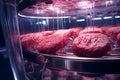 Modern technology in agriculture - meat grown meat in bioreactor
