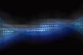 Modern technology background. Binary code. Digital image Royalty Free Stock Photo