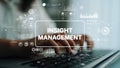 Modern Technology and Data Analysis Concepts for Effective Management and Insightful Decision Making in Business Context Royalty Free Stock Photo
