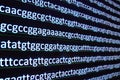 Modern technology: DNA sequencing. Royalty Free Stock Photo
