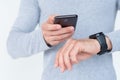 Modern technology device mobile phone smart watch
