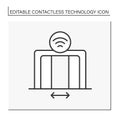 Modern technology line icon Royalty Free Stock Photo