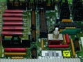 Close up of a used circuit board 3 Royalty Free Stock Photo