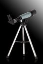 Modern telescope isolated Royalty Free Stock Photo