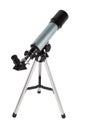 Modern telescope isolated Royalty Free Stock Photo