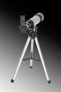 Modern telescope isolated Royalty Free Stock Photo