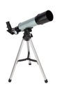Modern telescope isolated Royalty Free Stock Photo