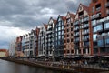 Modern tenement houses, Gdansk, Poland Royalty Free Stock Photo