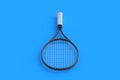 Modern tennis racquet. Sports equipments. International tournament
