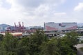 Modern Terminals in Kwai Tsing, Hong Kong Royalty Free Stock Photo