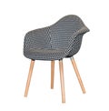 Modern textile chair Royalty Free Stock Photo