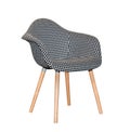 Modern textile chair Royalty Free Stock Photo