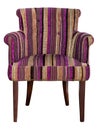 Modern textile chair Royalty Free Stock Photo