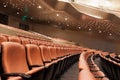 Modern theatre interior Royalty Free Stock Photo