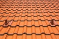 modern tiled roof