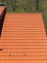 modern tiled roof