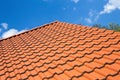 modern tiled roof