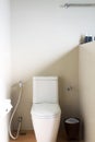 Modern toilet relaxing room Royalty Free Stock Photo