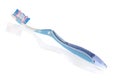 Modern toothbrush isolated on a white Royalty Free Stock Photo