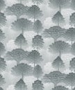 Modern touch with this forest inspired funky and contemporary design in half drop repeat. Great for any print application. Royalty Free Stock Photo