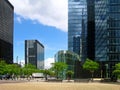 Modern tower buildings in Brussels