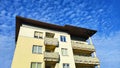 Modern townhouse apartment building block of flats Royalty Free Stock Photo