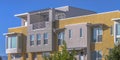 Modern townhouse with flat roof in Daybreak Utah Royalty Free Stock Photo