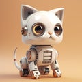 Modern toy robot cat Royalty Free Stock Photo