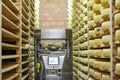 Modern and traditional cheese making with high tech robot assisting