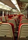 Modern train carriage Royalty Free Stock Photo