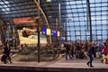 Modern train station berlin Royalty Free Stock Photo