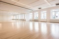 Modern training dance hall interior
