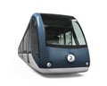 Modern Tram Isolated