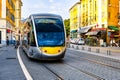 Tram in Nice Royalty Free Stock Photo