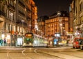 Modern tram on in Strasbourg Royalty Free Stock Photo