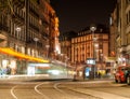 Modern tram on at Strasbourg city center Royalty Free Stock Photo