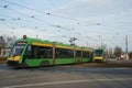 Modern trams Royalty Free Stock Photo
