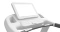Modern Treadmill Console with Blank Digital Screen Royalty Free Stock Photo