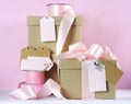 Modern trend natural gift wrapping