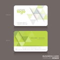 Modern trendy business card design template