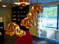 Modern trendy design copper bronze lamps