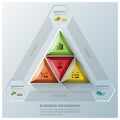 Modern Triangle And Hexagon Business Infographic Royalty Free Stock Photo