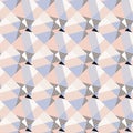 Modern triangles with 3d illusion seamless pattern Royalty Free Stock Photo