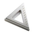 Modern triangular squeegee tool for efficient window and glass surface cleaning Royalty Free Stock Photo