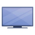 Modern tv set icon, cartoon style Royalty Free Stock Photo