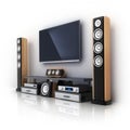 Modern TV and sound system