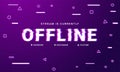 modern twitch offline background design template