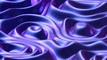 Ultraviolet abstract 3D background with fluid slime