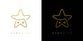 Modern and unique game star logo design