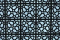 Traditional Islamic geometric pattern of a mosque